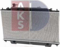 AKS Dasis 110101N - Radiator, engine cooling autospares.lv