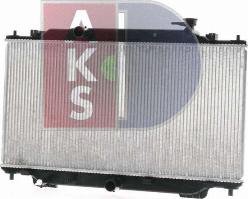 AKS Dasis 110101N - Radiator, engine cooling autospares.lv