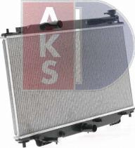 AKS Dasis 110101N - Radiator, engine cooling autospares.lv