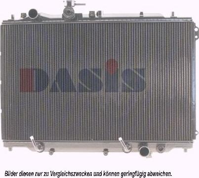 AKS Dasis 110110N - Radiator, engine cooling autospares.lv