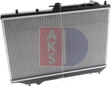 AKS Dasis 110800N - Radiator, engine cooling autospares.lv