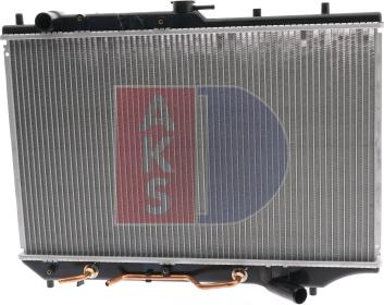 AKS Dasis 110800N - Radiator, engine cooling autospares.lv