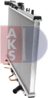 AKS Dasis 110800N - Radiator, engine cooling autospares.lv