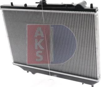 AKS Dasis 110800N - Radiator, engine cooling autospares.lv