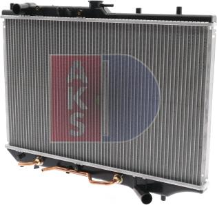 AKS Dasis 110800N - Radiator, engine cooling autospares.lv