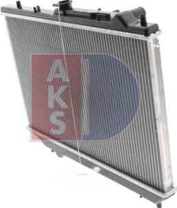 AKS Dasis 110800N - Radiator, engine cooling autospares.lv