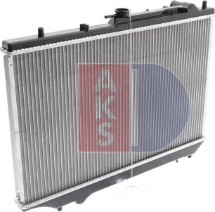 AKS Dasis 110800N - Radiator, engine cooling autospares.lv