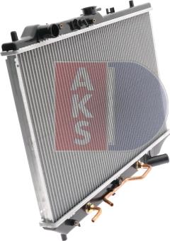 AKS Dasis 110800N - Radiator, engine cooling autospares.lv