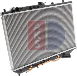 AKS Dasis 110800N - Radiator, engine cooling autospares.lv