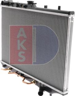 AKS Dasis 110800N - Radiator, engine cooling autospares.lv