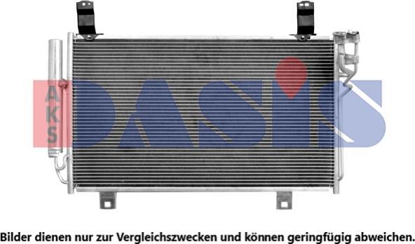 AKS Dasis 112045N - Condenser, air conditioning autospares.lv