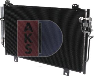 AKS Dasis 112043N - Condenser, air conditioning autospares.lv