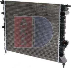 AKS Dasis 180510N - Radiator, engine cooling autospares.lv