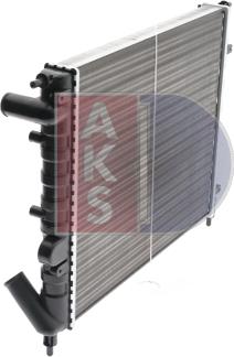 AKS Dasis 180510N - Radiator, engine cooling autospares.lv