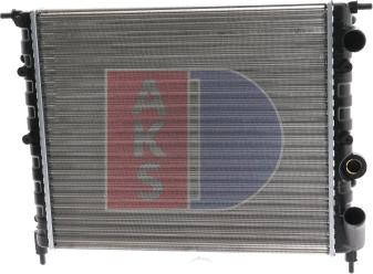 AKS Dasis 180510N - Radiator, engine cooling autospares.lv