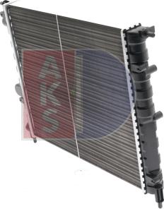 AKS Dasis 180510N - Radiator, engine cooling autospares.lv