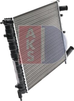 AKS Dasis 180510N - Radiator, engine cooling autospares.lv