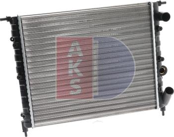 AKS Dasis 180510N - Radiator, engine cooling autospares.lv