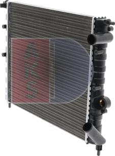 AKS Dasis 180510N - Radiator, engine cooling autospares.lv