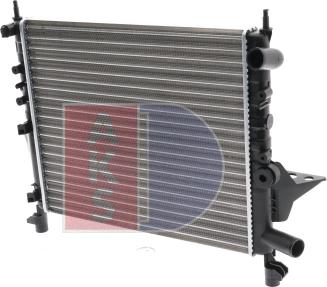 AKS Dasis 180580N - Radiator, engine cooling autospares.lv