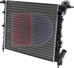 AKS Dasis 180640N - Radiator, engine cooling autospares.lv