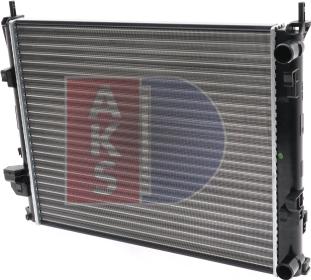 AKS Dasis 180048N - Radiator, engine cooling autospares.lv