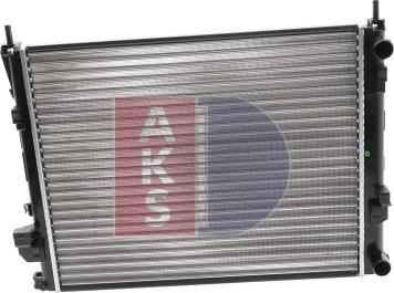 AKS Dasis 180048N - Radiator, engine cooling autospares.lv