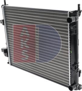 AKS Dasis 180048N - Radiator, engine cooling autospares.lv