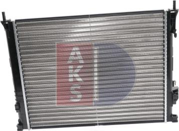 AKS Dasis 180048N - Radiator, engine cooling autospares.lv