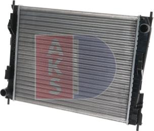 AKS Dasis 180063N - Radiator, engine cooling autospares.lv