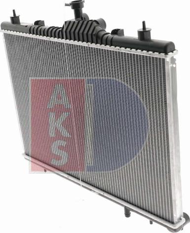 AKS Dasis 180006N - Radiator, engine cooling autospares.lv