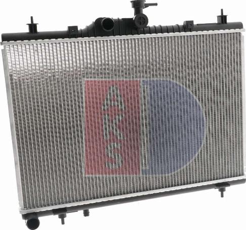 AKS Dasis 180006N - Radiator, engine cooling autospares.lv