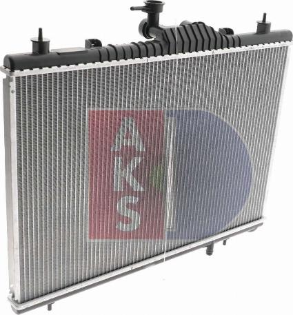 AKS Dasis 180006N - Radiator, engine cooling autospares.lv