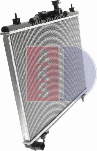 AKS Dasis 180006N - Radiator, engine cooling autospares.lv