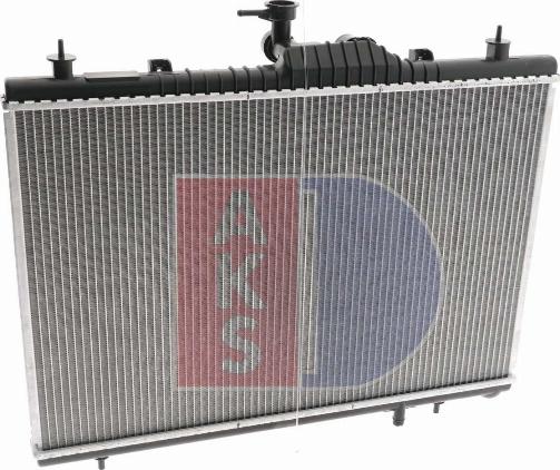 AKS Dasis 180006N - Radiator, engine cooling autospares.lv