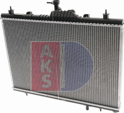 AKS Dasis 180006N - Radiator, engine cooling autospares.lv