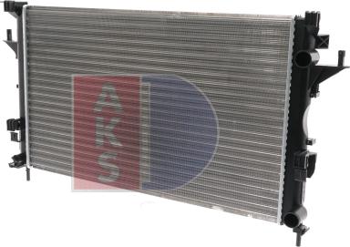 AKS Dasis 180001N - Radiator, engine cooling autospares.lv