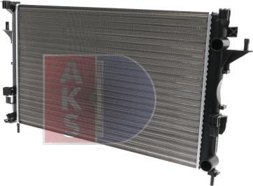 AKS Dasis 180003N - Radiator, engine cooling autospares.lv