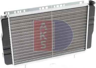 AKS Dasis 180010N - Radiator, engine cooling autospares.lv