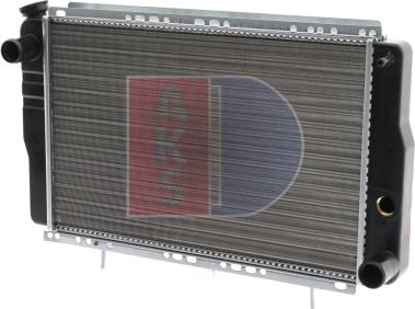 AKS Dasis 180010N - Radiator, engine cooling autospares.lv