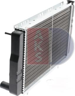 AKS Dasis 180010N - Radiator, engine cooling autospares.lv