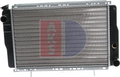 AKS Dasis 180010N - Radiator, engine cooling autospares.lv