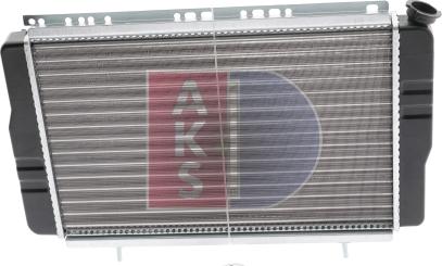 AKS Dasis 180010N - Radiator, engine cooling autospares.lv