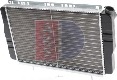 AKS Dasis 180010N - Radiator, engine cooling autospares.lv