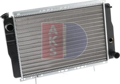 AKS Dasis 180010N - Radiator, engine cooling autospares.lv