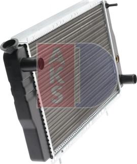 AKS Dasis 180010N - Radiator, engine cooling autospares.lv