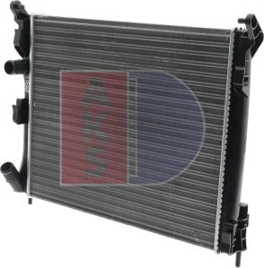 AKS Dasis 180012N - Radiator, engine cooling autospares.lv