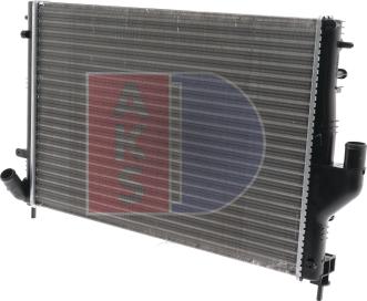 AKS Dasis 180088N - Radiator, engine cooling autospares.lv