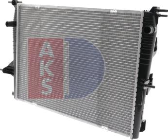 AKS Dasis 180083N - Radiator, engine cooling autospares.lv