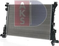 AKS Dasis 180108N - Radiator, engine cooling autospares.lv